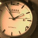 Leather Watch In Black